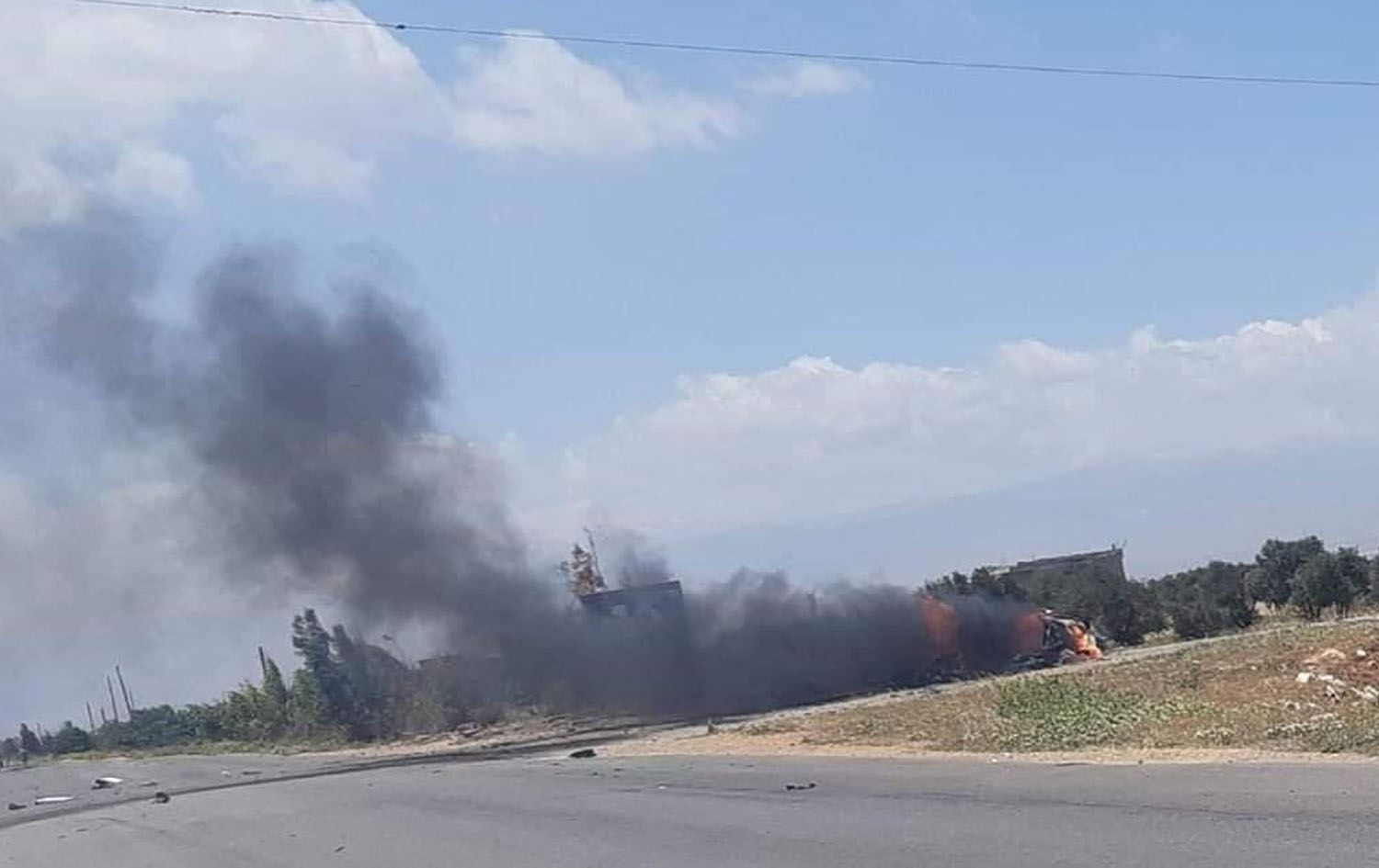 Suspected Israeli drone strike kills two in Syria