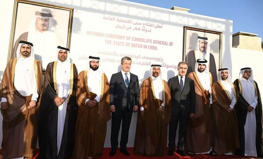 مراسم افتتاح قنصلية قطر في أربيل