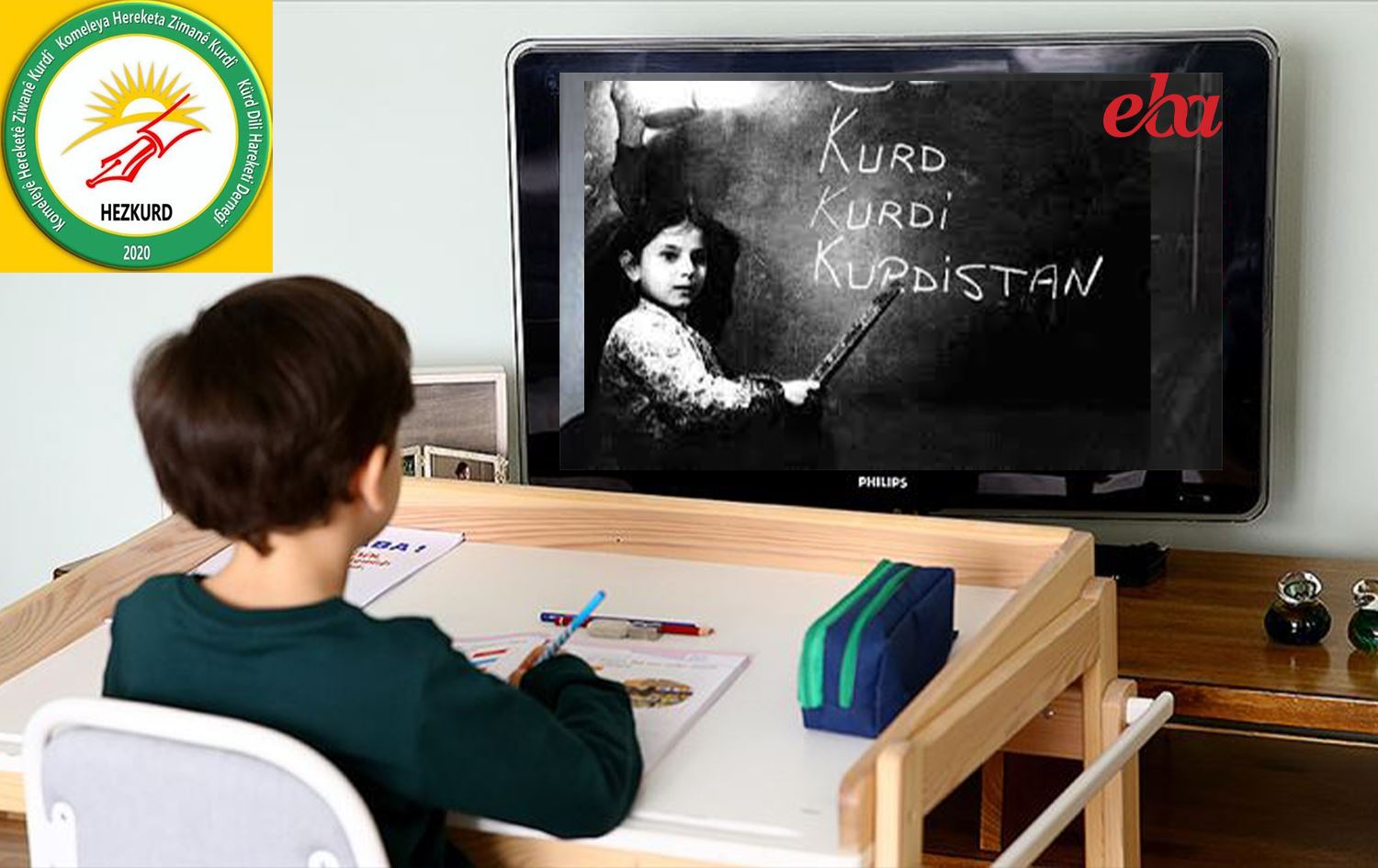 Komeleya HezKurdê xwest ku Kurdî di EBA TVyê de bê weşandin