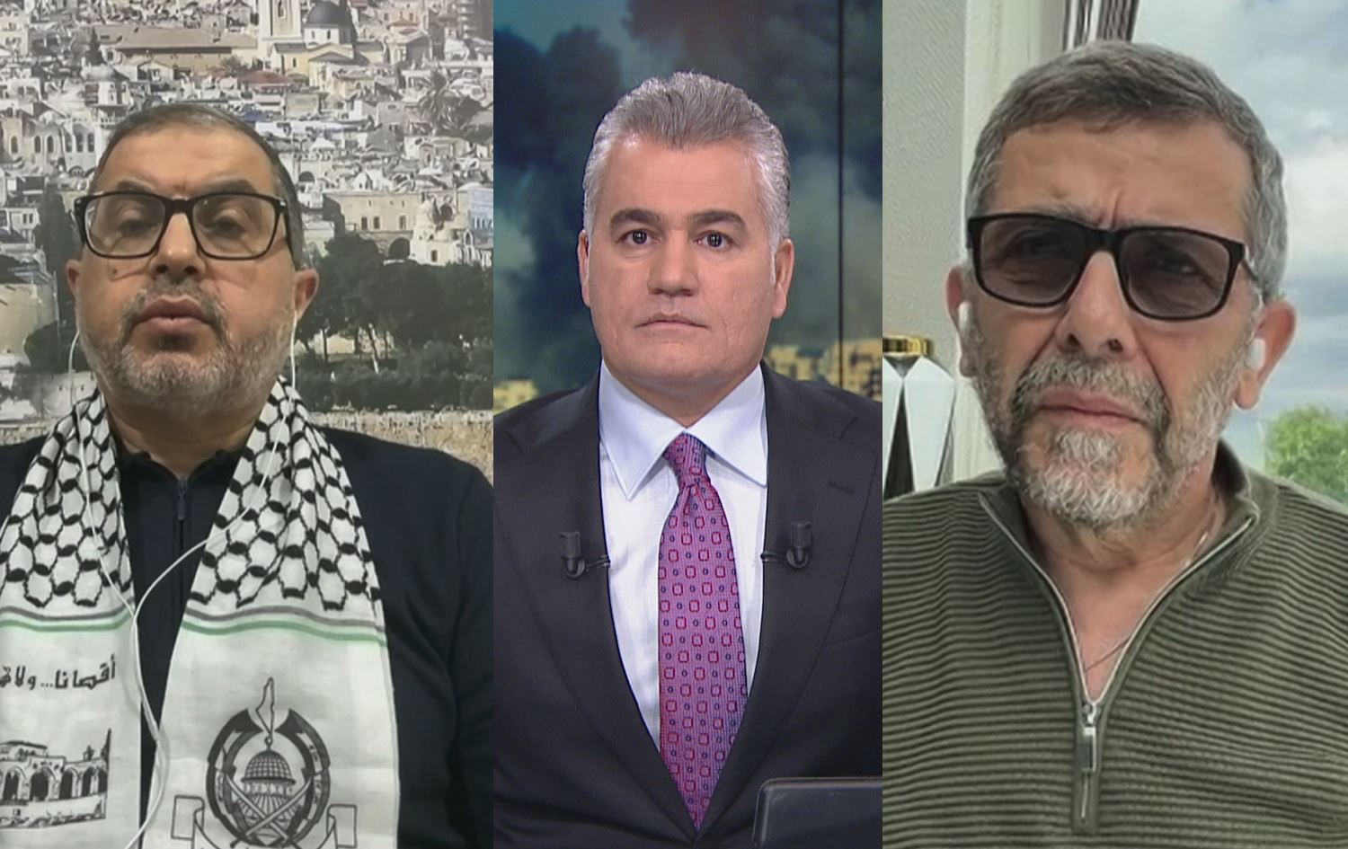 Basim Neîm (li milê çepê) û Dr. Bextiyar Baram (li milê rastê) bûn mêhvanên Senger Ebdulrehman / Wêne û Vîdeo: Rûdaw