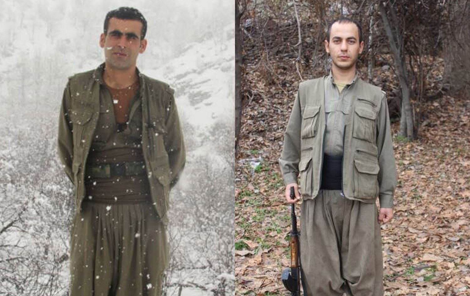 Piling Germiyan (li çepê) û Rûbar Agirî  / Wêne: HPG