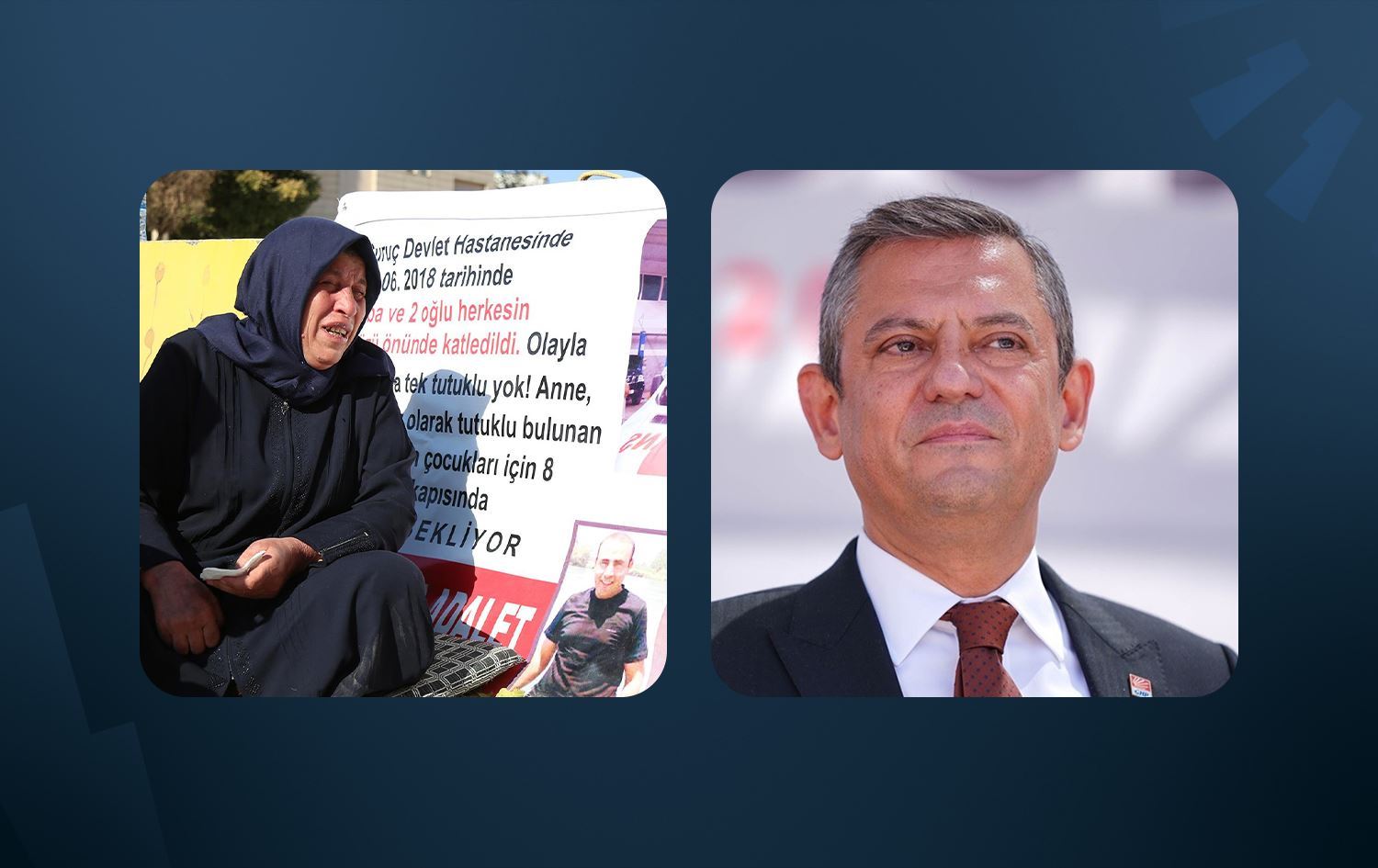 Emîne Şenyaşar û Ozgur Ozel/Wêne: Rûdaw Grafîk