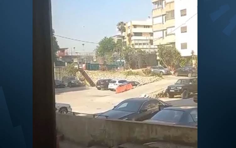 ABD'nin Beyrut Büyükelçiliğine silah saldırı / Foto: Ekran görüntüsü