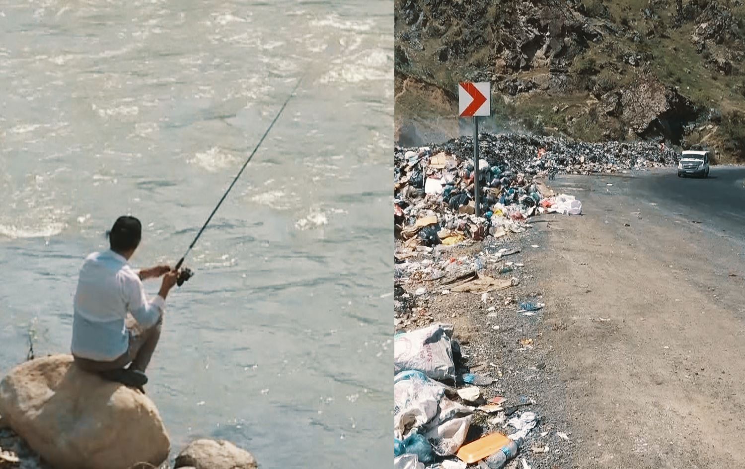 زبڵ و خاشاک زیانی گەورەیان بە ژینگەی شەمزینان گەیاندووە