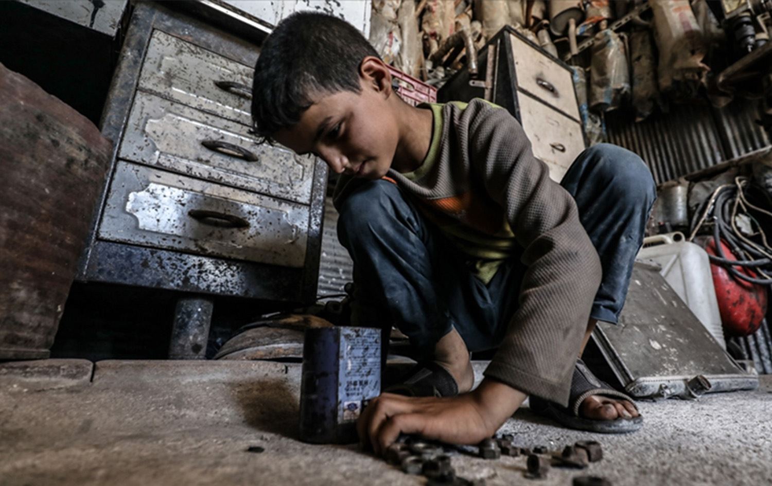 Zarokê karker/Wêne: AA