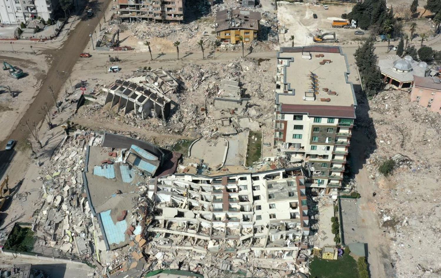 Avahiyên ku di erdhejên 6ê Sibatê de rûxiyabûn / Wêne: Arşîv  