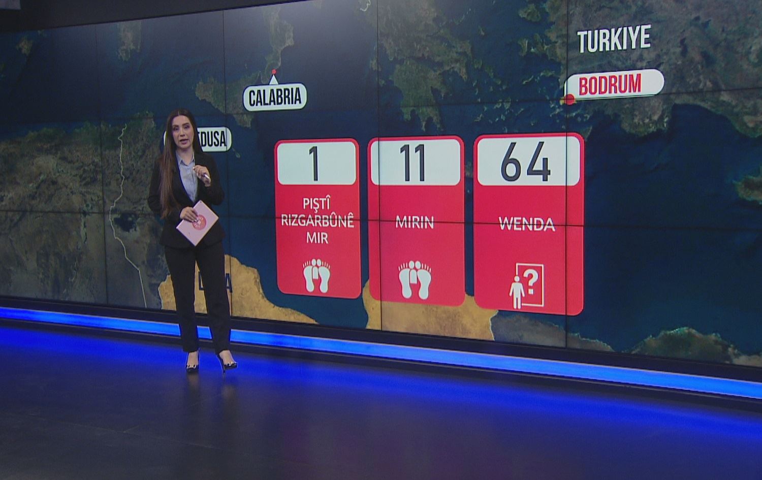 Nalîn Hesen behsa hûrgiliyên binavbûna keştiyên li Îtalyayê dike