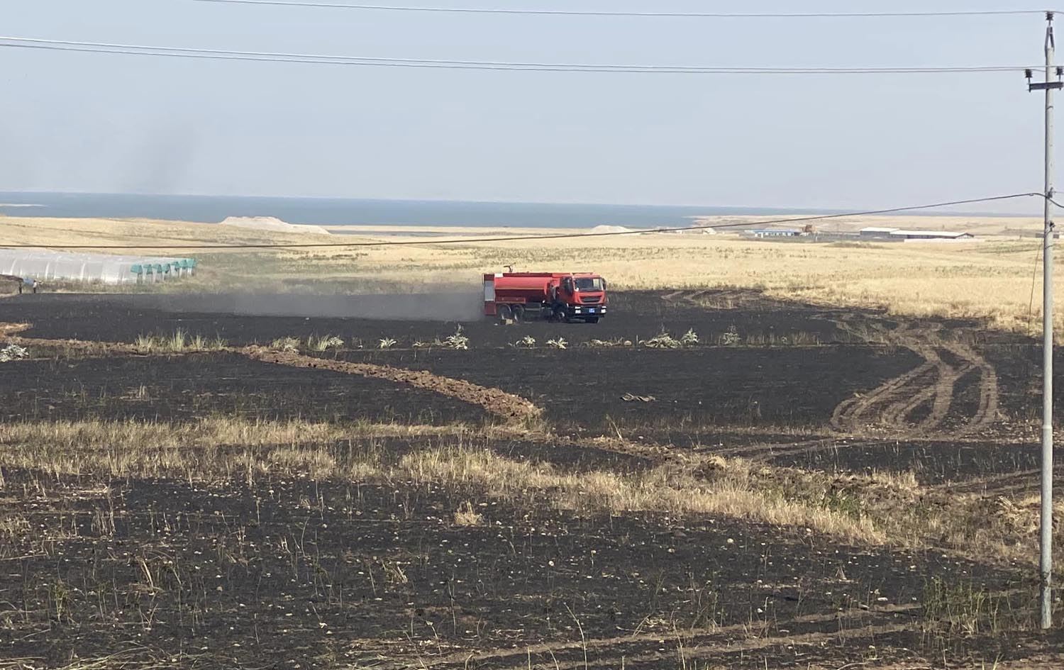 بەرگریی شارستانیی هەولێر: ئەم ساڵ زیاتر لە 2500 دۆنم زەویی چێندراو بە گەنم و جۆ سووتاون