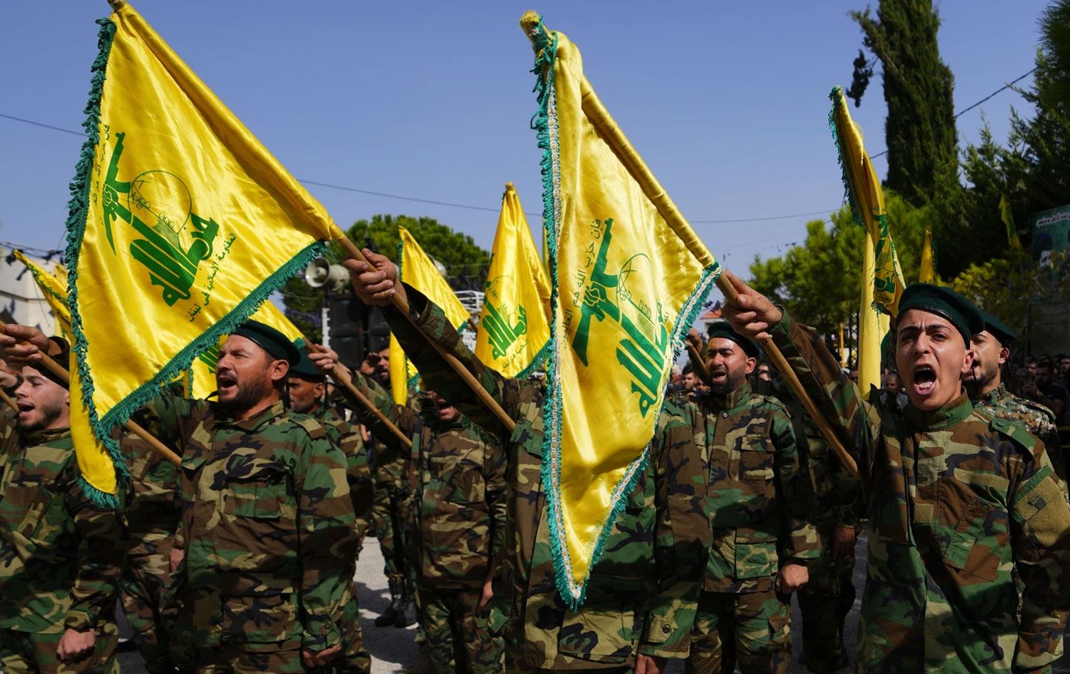 Çekdarên Hizbulahê / Wêne: Hassan Ammar-AP