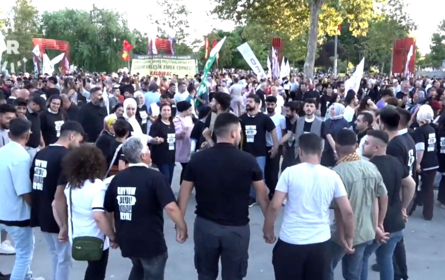 Protestoya li Stenbolê / Wêne û Vîdeo: Rûdaw