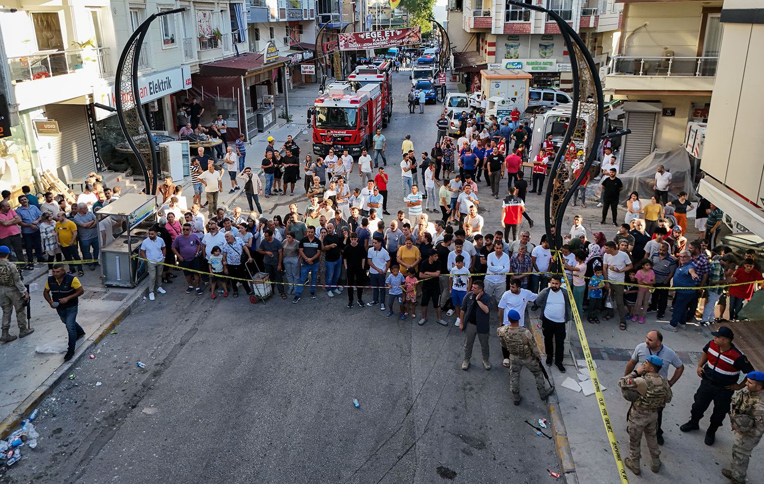 Patlamanın yaşandığı sokak / AA