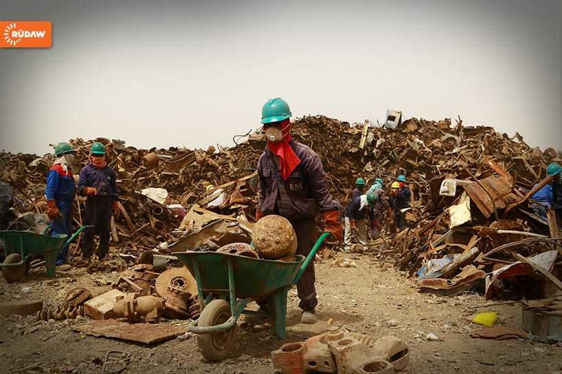 Fotoğraflarla Erbil hurda araba garajı