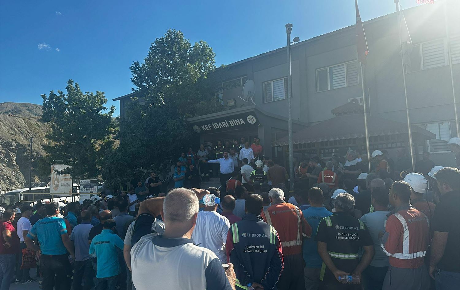 Greva Karkeran a li Etî Madenê / Wêne: ANKA