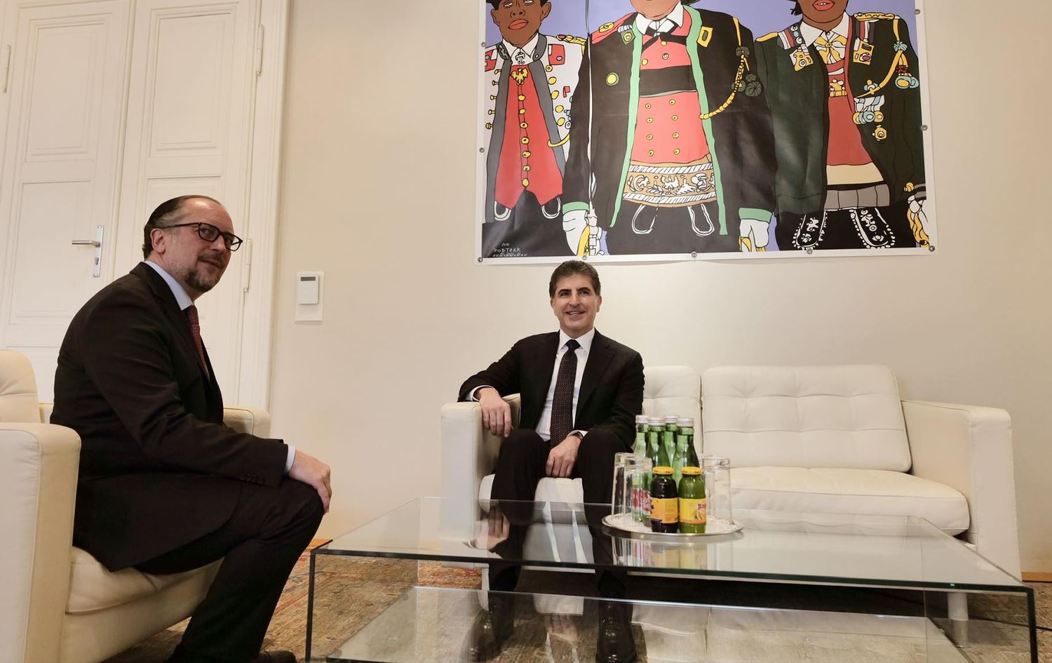 وەزیری دەرەوەی نەمسا بۆ رووداو: پێزانینمان هەیە بۆ رۆڵی سیاسیی باڵای نێچیرڤان بارزانی لە عێراق و ناوچەکە