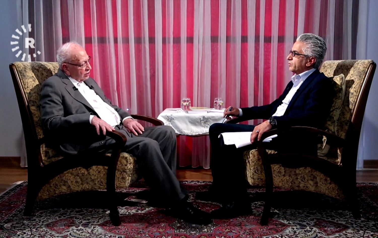 Hevpeyvîna taybet li gel Serokê berê yê TÎPê Mehmet Alî Aslan/Wêne: Rûdaw