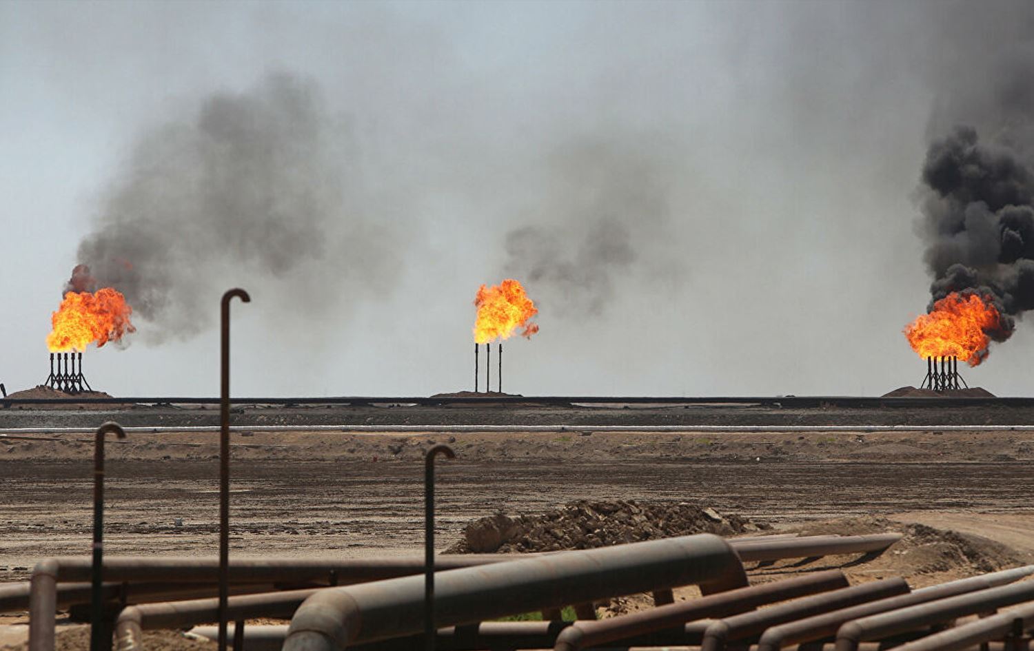 عێراق سێیەم گەورە سووتێنەری گازی هاوەڵە لە جیهان