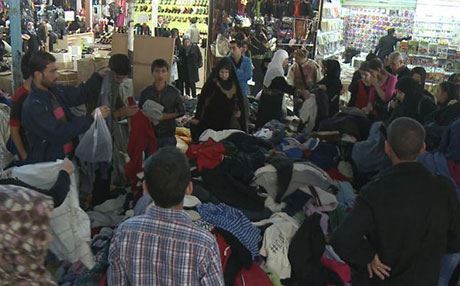 بازاڕی لەنگە لە وەرزی سەرما گەرم دەبێت