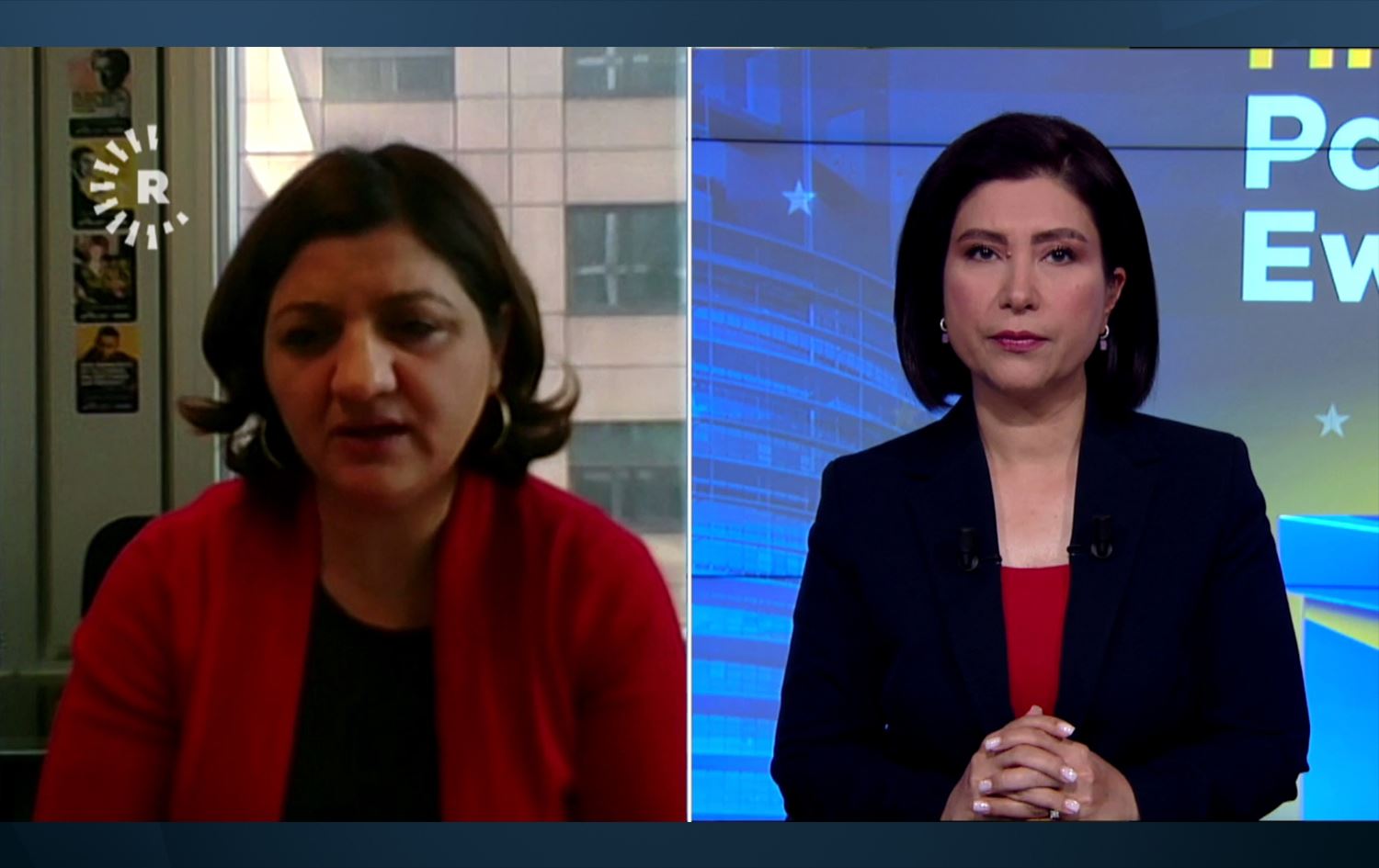 Ozlem Demîrel û Hêvîdar Zana/Wêne: Rûdaw