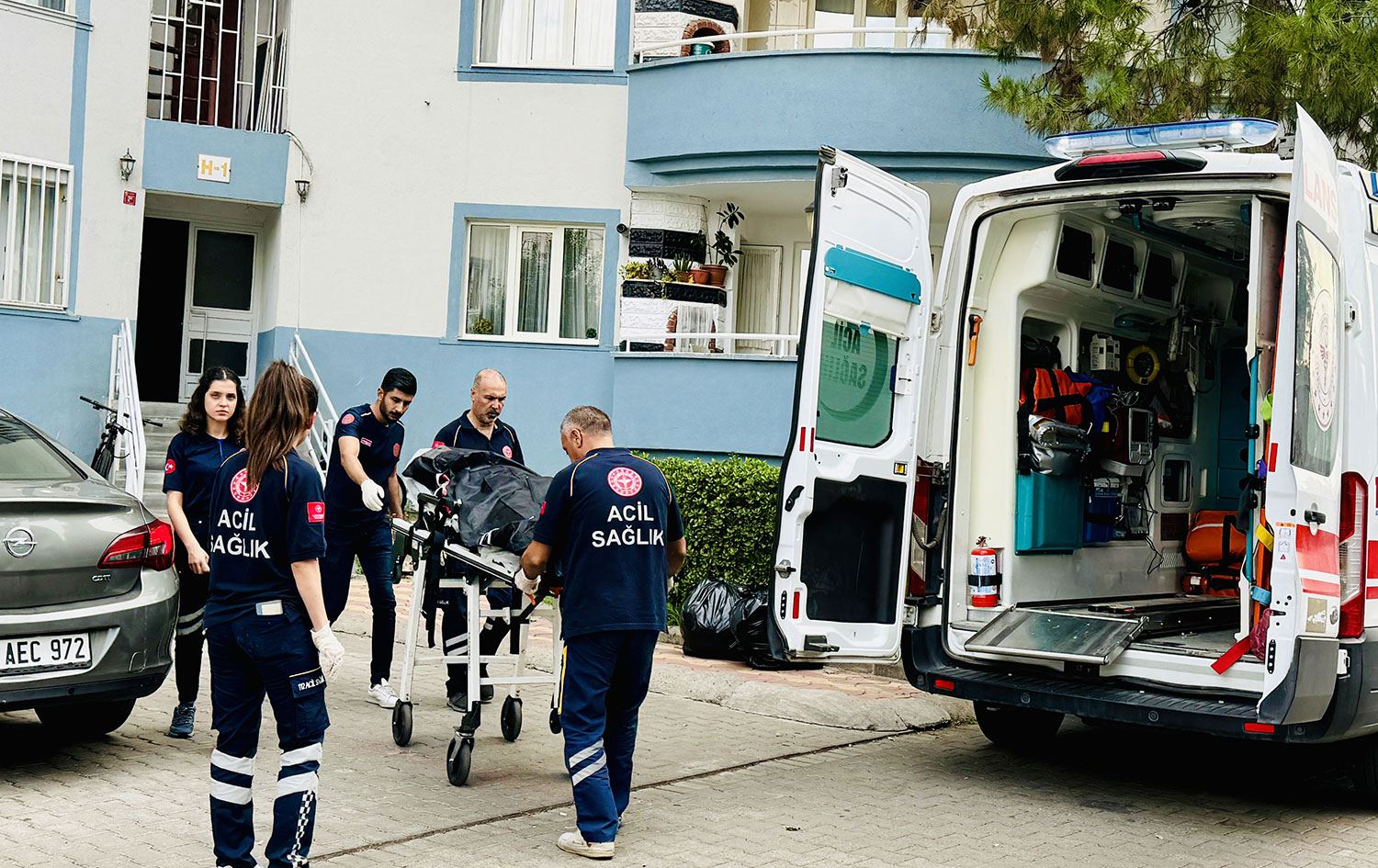 Olay yerinden kare - AA