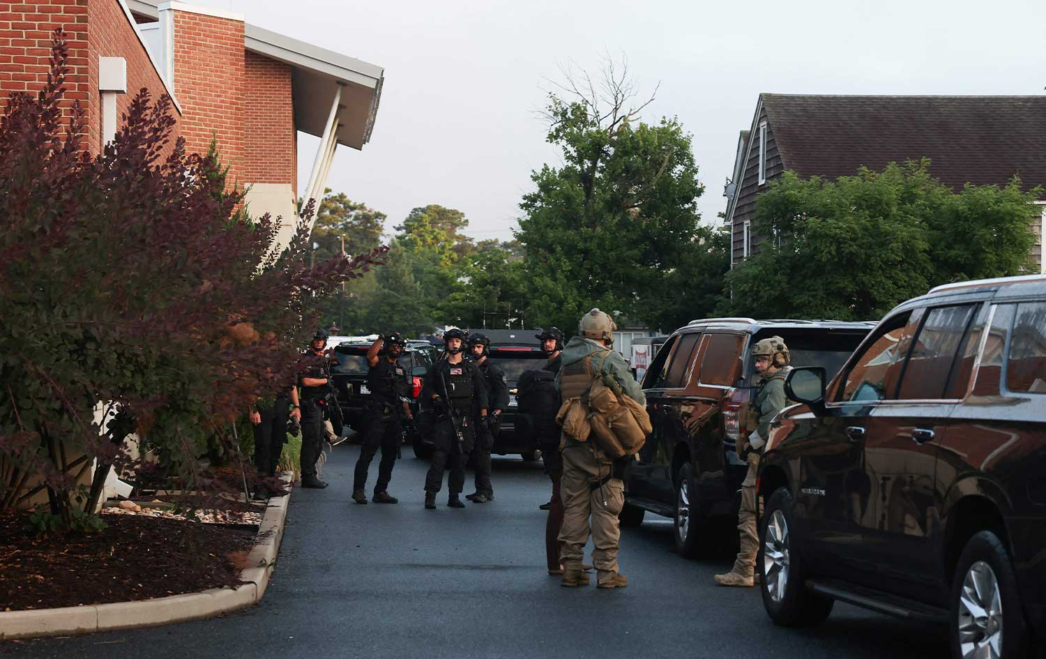 هێزێکی ئەمنیی ویلایەتی پێنسلڤانیا لە شوێنی رووداوەکە