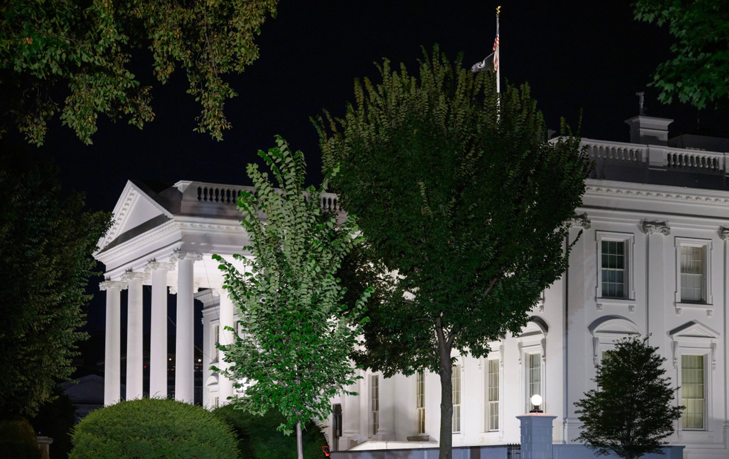 کۆشکی سپیی ئەمریکا. وێنە: AFP