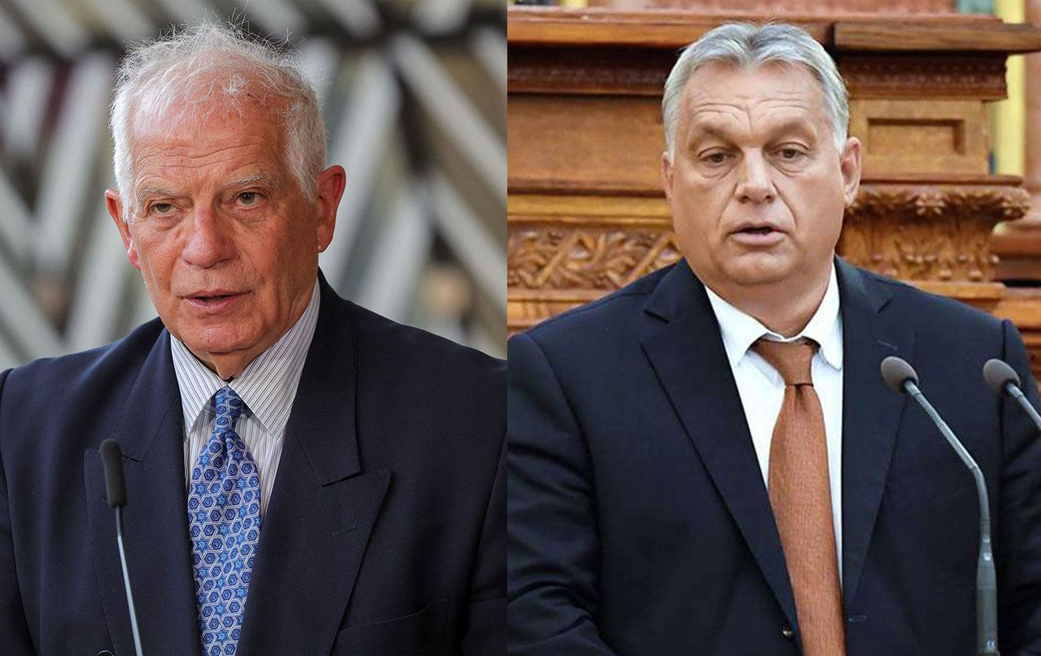 AB Yüksek Temsilcisi Josep Borrell & Macaristan Başbakanı Viktor Orban