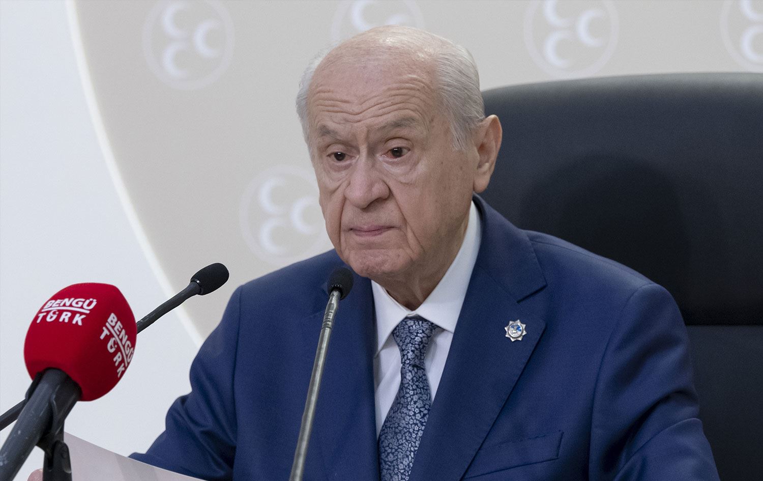 Bahçeli’nin sürpriz basın toplantısı Foto: AA