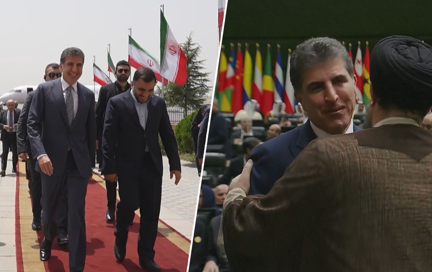 نێچیرڤان بارزانی لە تارانە؛ 'مامەڵەی سەرۆکێکی رێزلێگیراوی لەگەڵ دەکرێ'