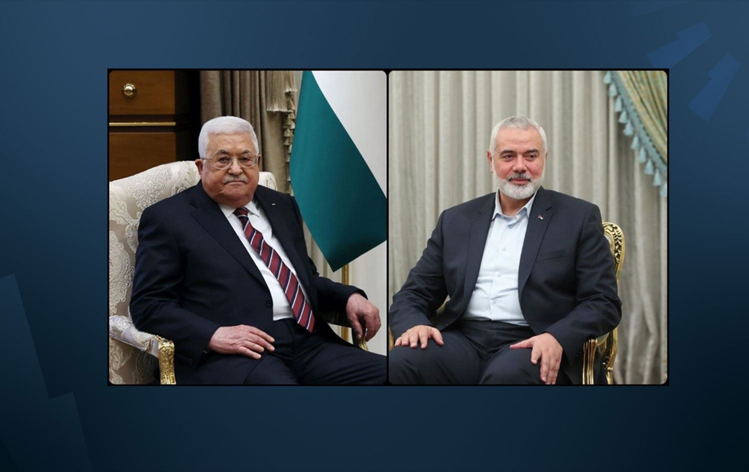  Filistin Devlet Başkanı Mahmud Abbas & Hamas lideri İsmail Heniyye