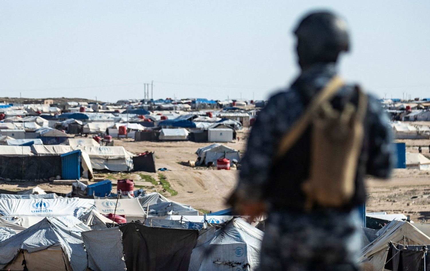 Gelek Kurdên Êzidî li kampan in / Wêne: AFP