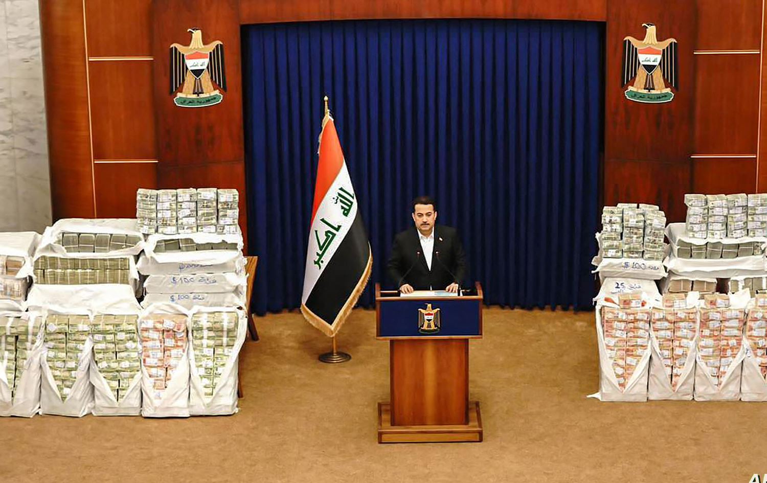 پارە دزراوەکانی "دزیی سەدە"ـی عێراق بۆ شەش تریلیۆن و نیو زیاد دەکات