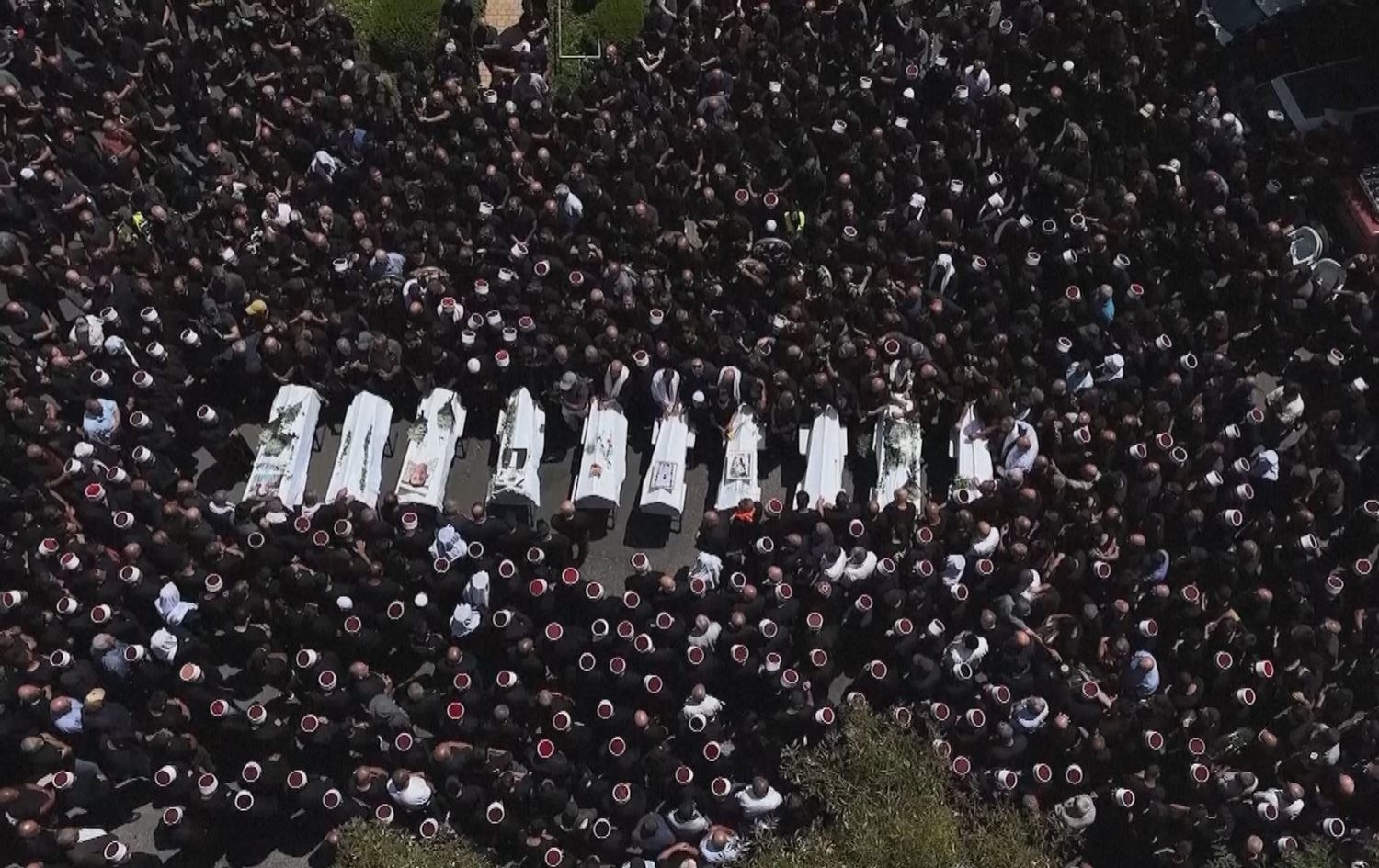 12 Durzî di êrişa bi mûşekan de hatibûn kuştin / Wêne: AFP