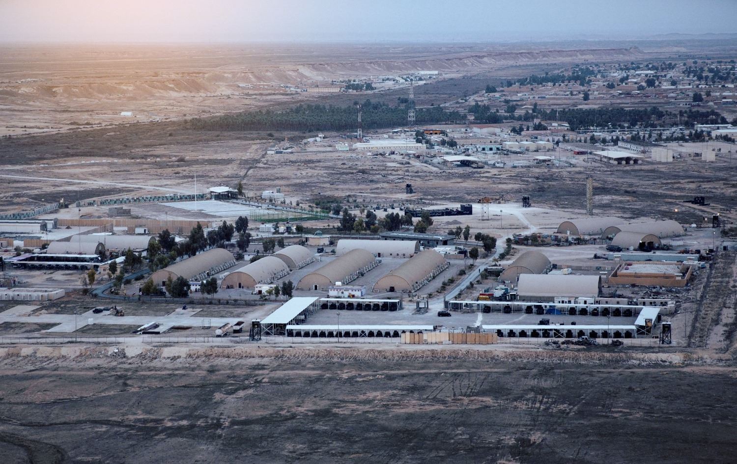 Baregeha Leşkerî ya Eyn Esedê ya li parêzgeha Enbarê ya Îraqê  / Wêne: Arşîv