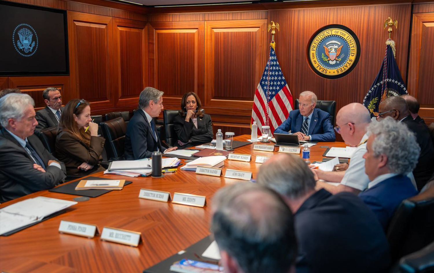 Beyaz Saray'da ulusal güvenlik toplantısı Foto: Beyaz Saray 