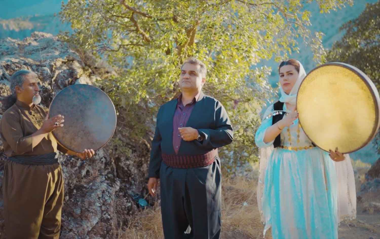 دیمەنێک لە ڤیدیۆکلیپی "دیدە غەزال"