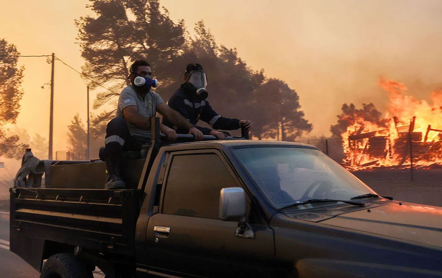 Şewata li Yunanistanê / Wêne: Ajans