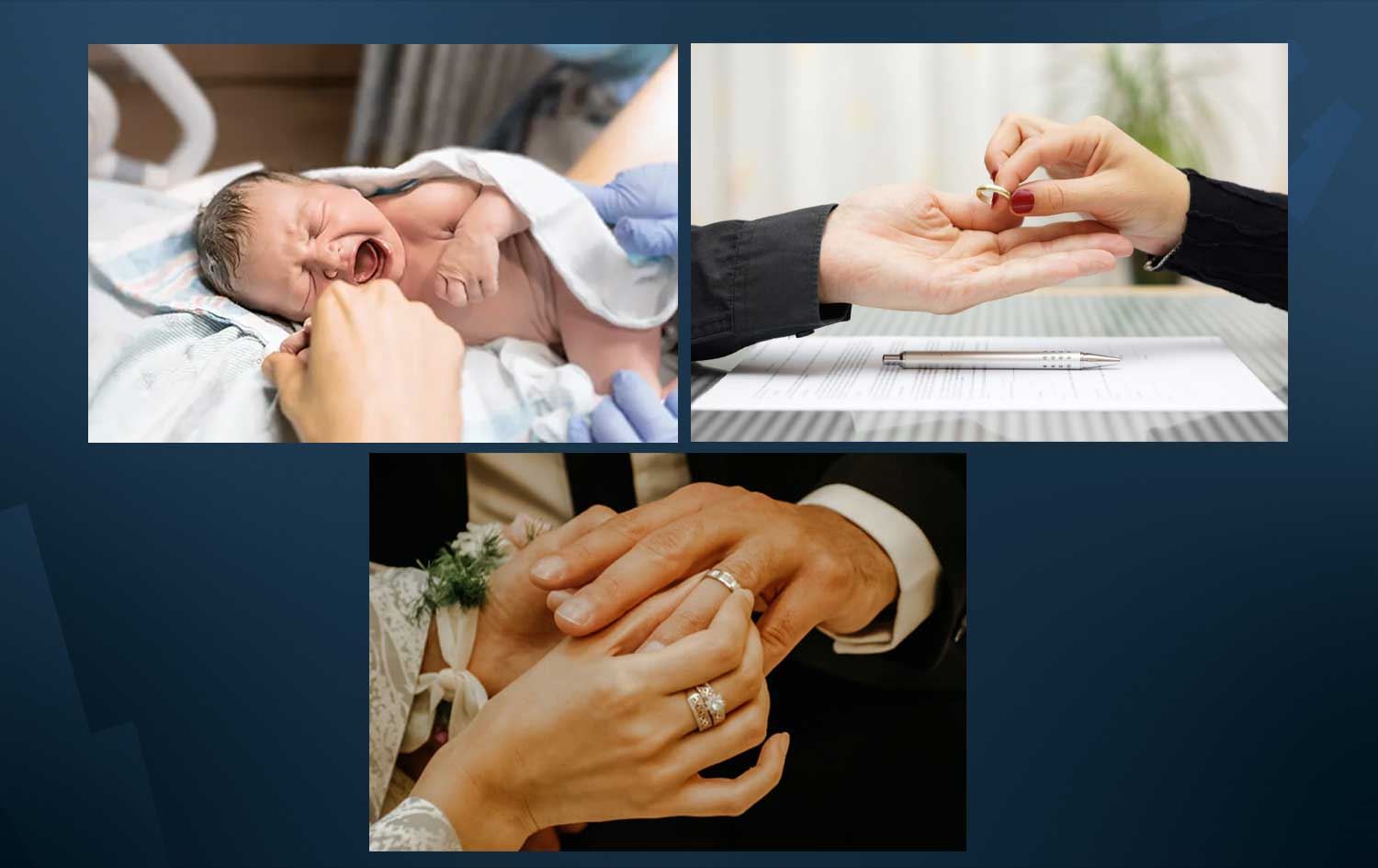 لە هەرێمی کوردستان لەدایکبوون، هاوسەرگیری و جیابوونەوە کەمیان کردووە