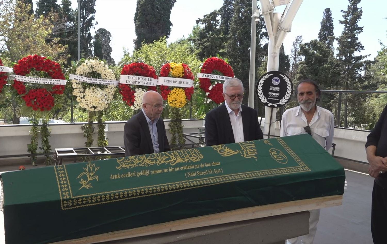 Cenazeyê Tarik Ziya Ekîncî / Wêne: Rûdaw