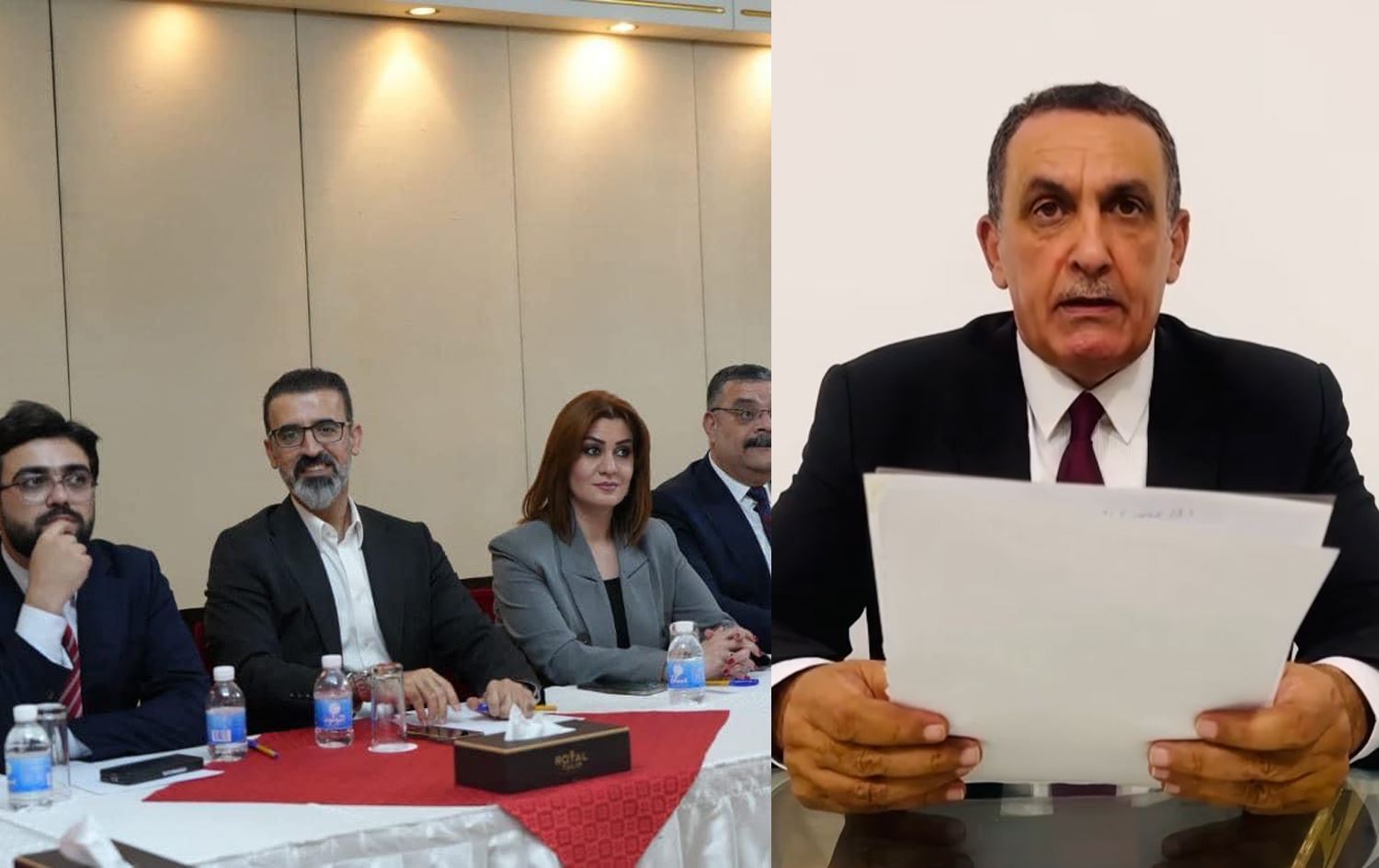 Rakan Cibûrî û civîna li Bexdayê / Wêne: Rûdaw Grafîk 