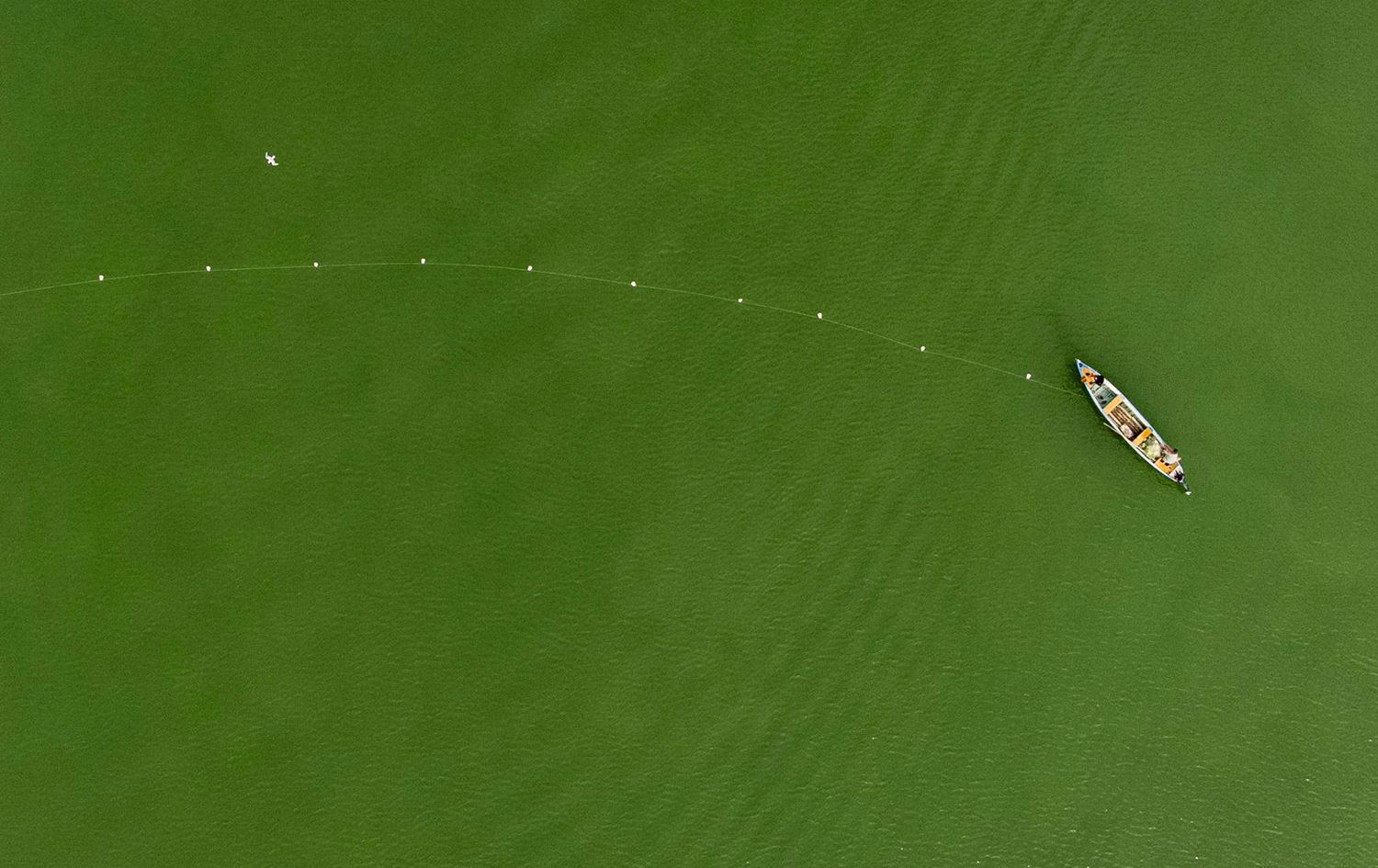 اطلاقات نهر الكارون تدفع اللسان الملحي عن البصرة صوب الخليج