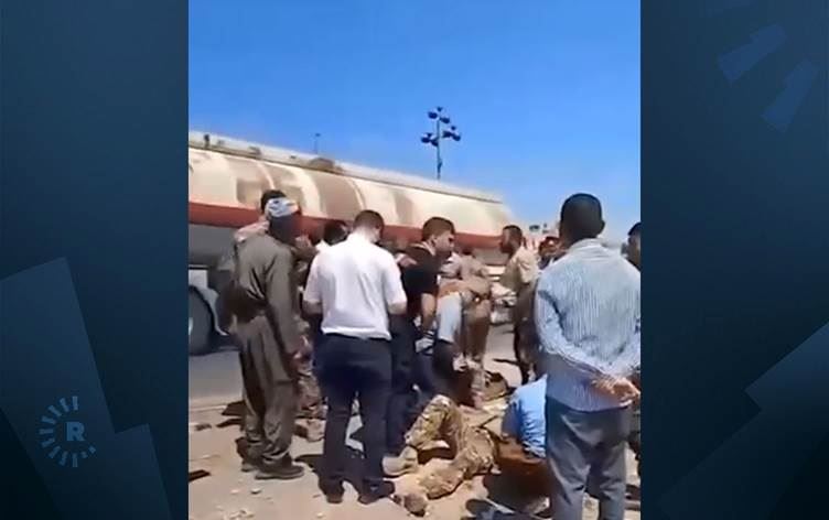 Dihok - Li Şêxanê wesayîteke leşkerên Îtalyayê wergeriya