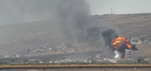 KOBANİ – 2 toplanma noktası imha edildi!