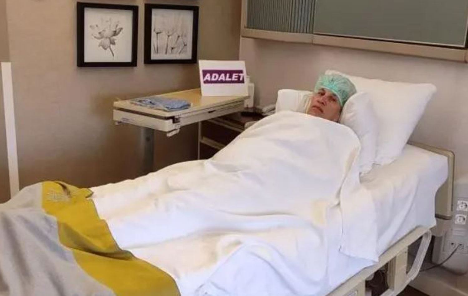 Emine Şenyaşar ameliyat oldu. / Foto: Sosyal medya