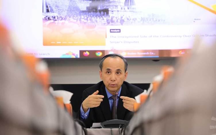 Konsulê Giştî yê Çînê yê Herêma Kurdistanê Liu Jun/Wêne: Bilind T. Abdullah, Rûdaw