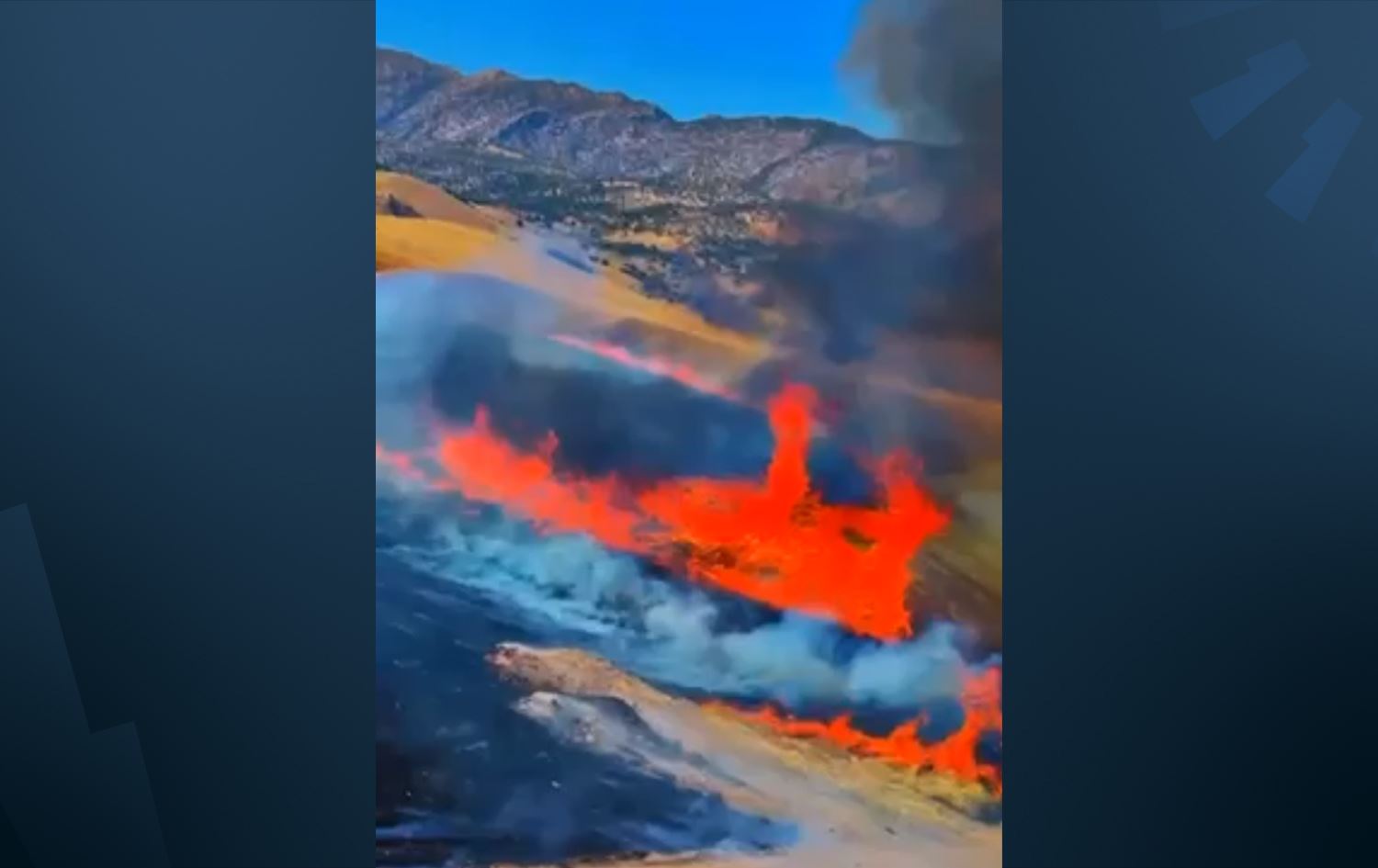 ئاگر لە سنووری قەسرۆک لە پارێزگای دهۆک كەوتەوە