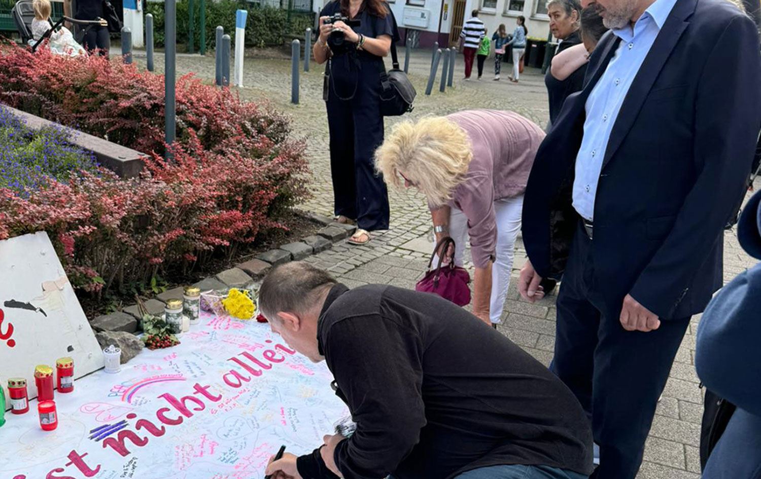 Solingen'deki saldırı alanı 