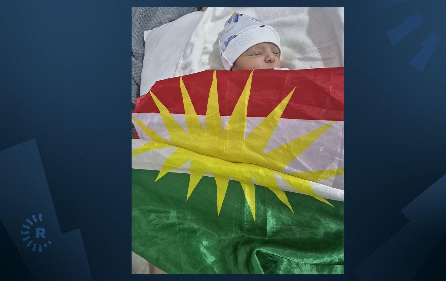 Fethullah Elçî navê keça xwe kir Ala Rengîn / Wêne: Rûdaw