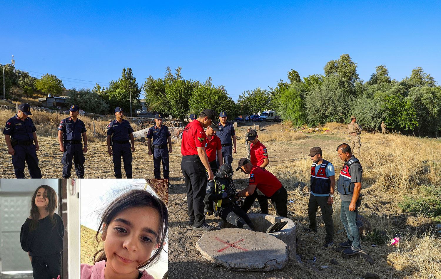 Narin Güran için arama çalışmaları sürüyor. / AA