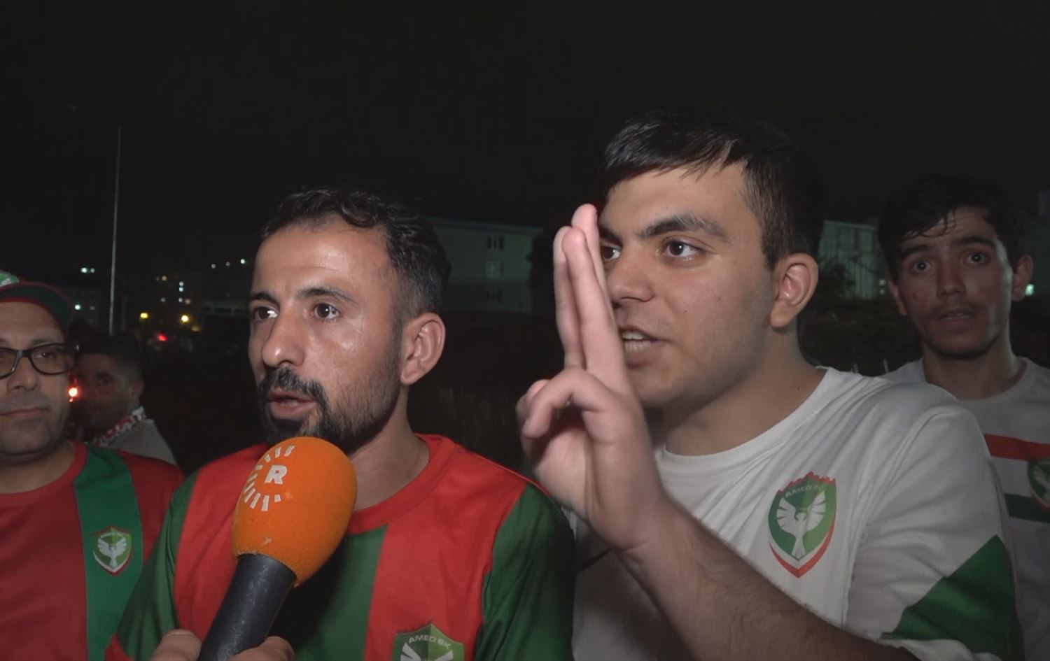 Alîgirên Amedsporê li Stenbolê / Wêne: Rûdaw