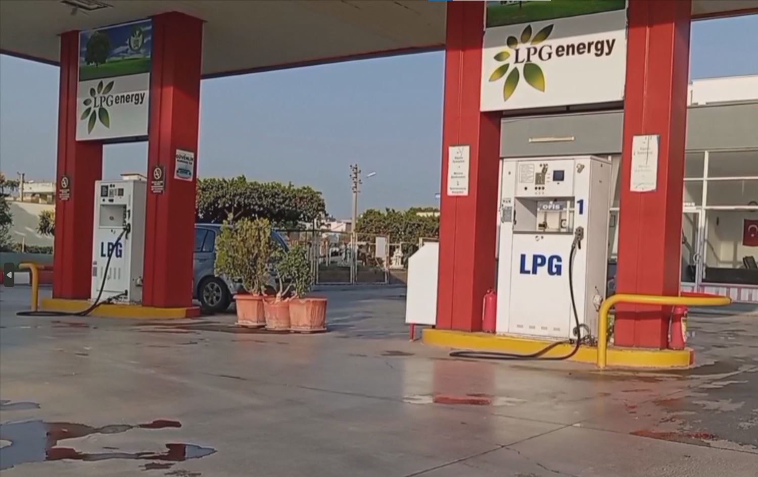 Benzînxaneyeke li navçeya Kadirliyê ya Osmaniyeyê/Wêne: ANKA